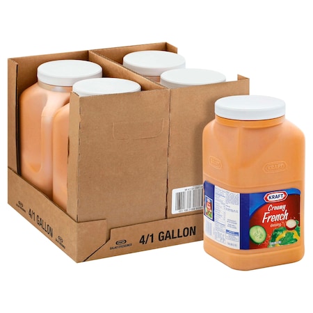 Kraft Kraft Creamy French Dressing 1 gal., PK4 10021000643698
